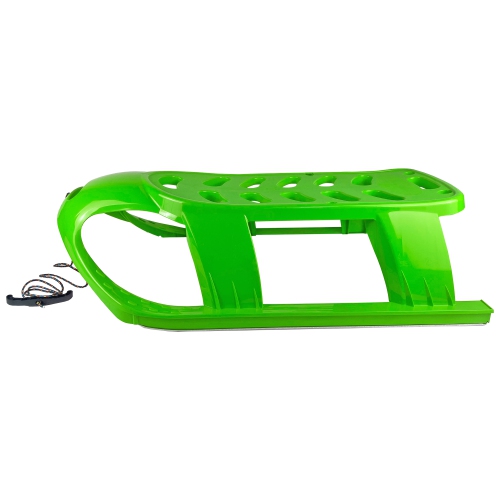 ArcticThrill Snow Sled for Kids - SnowVenture Sledge - Toboggan with Pull Rope; Outdoor Plastic Winter Sleigh for Toddlers & Kids