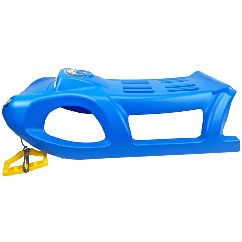 Luge de neige ArcticThrill pour enfants - traîneau de motoneige - toboggan avec corde; traîneau d'hiver en plastique pour les tout-petits et les