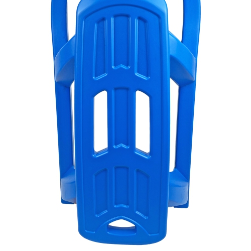 ArcticThrill Snow Sled for Kids - SnowTwin Sledge - Single Rider Racer Toboggan with Pull Rope; Outdoor Plastic Winter Sleigh for Toddlers & Kids