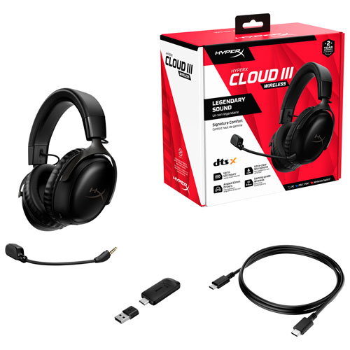 HyperX Cloud III Wireless Gaming Headset - Black | Best Buy