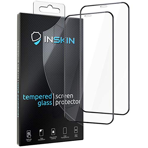 INSKIN  2.5D Full Coverage Full Glue Tempered Glass Screen Protector, Fits Apple Iphone 12 Mini 5.4 Inch. 2-Pack