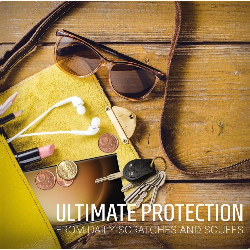 Inskin Screen Protector for Samsung Galaxy S24 Ultra 5G - 3+3 Tempered Glass for Screen & Camera Lens, Auto-Align Installation, Fingerprint ID