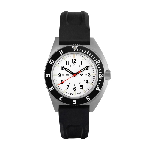 MARATHON – navigation en acier arctique sur ensemble de 3 courroies en caoutchouc noir 41&nbsp;mm