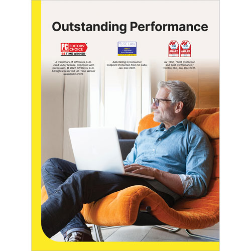 Norton 360 Standard (PC/Mac) - 1 Device - 10GB Cloud Backup - 1 Year Subscription