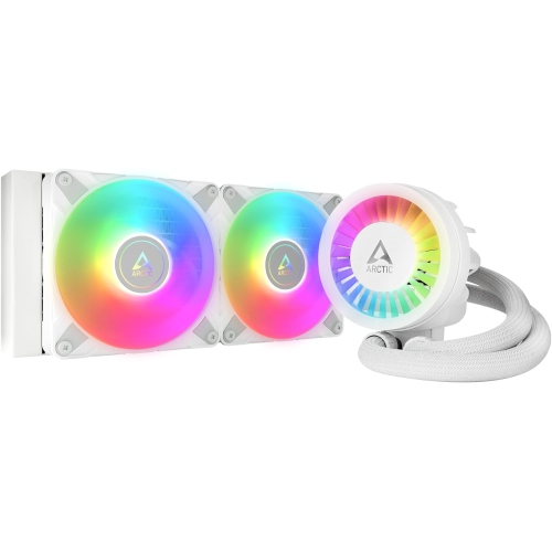 ARCTIC  Liquid Freezer Iii 240 A-RGB Aio Cpu Water Cooler (Intel & Amd), New Silent & Powerful Vrm Fan, Improved Radiator, Efficient Pwm Pump (White)