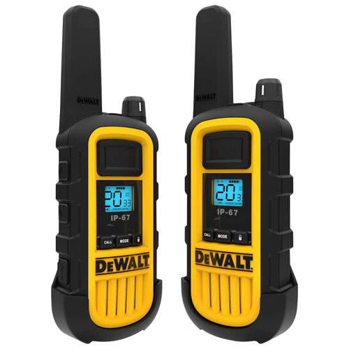 DeWalt Heavy Duty 2-Way Radio (DXFRS800) - 2 Pack