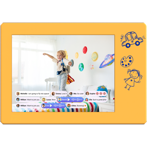 myFirst Frame Doodle - Wi-Fi Digital Photo Frame with Touch Screen