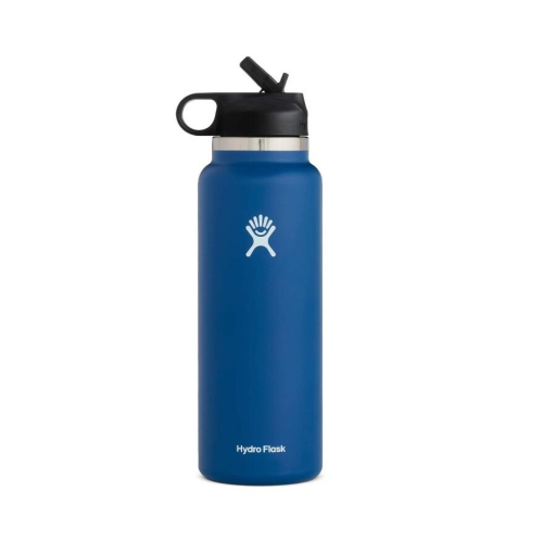 HYDRO FLASK  2.0 Wide Mouth Water Bottle With Straw Lid Love love love