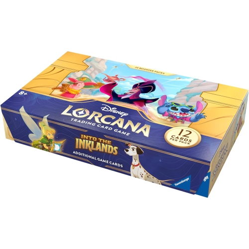 Ravensburger Disney Lorcana Trading Card Game: Into the Inklands Booster Box 24 packs per box, 12 cards per pack