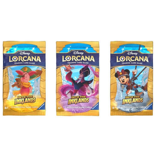 Ravensburger Disney Lorcana Trading Card Game: Into the Inklands Booster Box 24 packs per box, 12 cards per pack