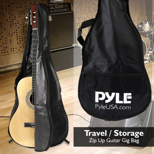 Guitare classique à 6 cordes - guitare à échelle 3/4 avec accordeur numérique et accessoires