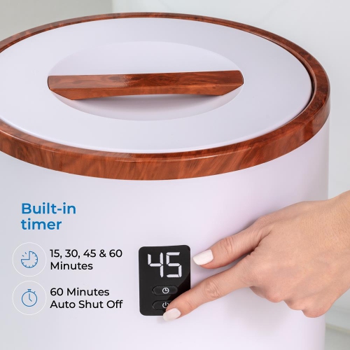 SereneLife Single Touch Towel & Blanket Warmer with Fragrant Disc Holder and LED Ring