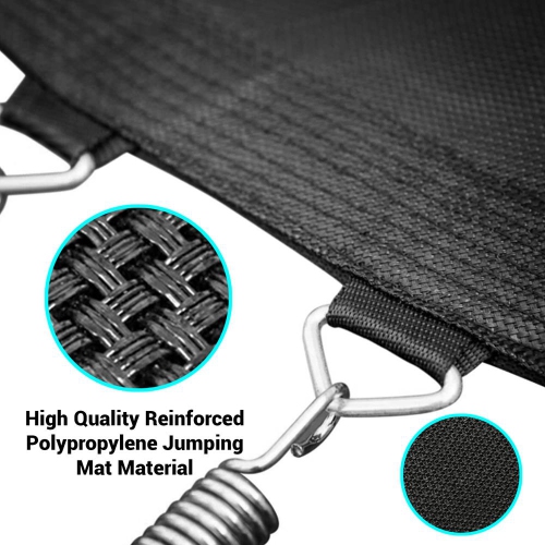 Home Backyard Sports Trampoline - Large Outdoor Jumping Fun Trampoline for Kids / Children, Safety Net Cage