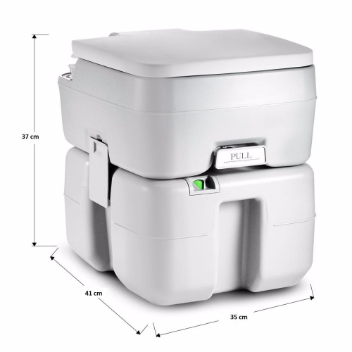 Portable Toilet for Camping & Travel – 5.3 Gal Outdoor Toilet, Compact & Leak-Proof