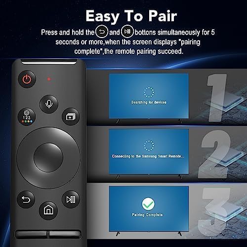 Newest BN59-01312A Voice Remote Control for Samsung QLED UHD 4K 8K 8 Series Smart TV Which Supported Voice Function