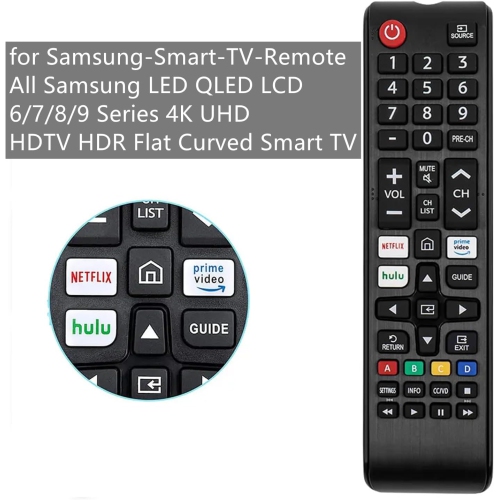 BN59-01315A BN59-01315D Remote Control Replacement for All Samsung LED QLED LCD 6/7/8/9 Series 4K UHD HDTV HDR Flat Curved Smart TV,N/NU/RU