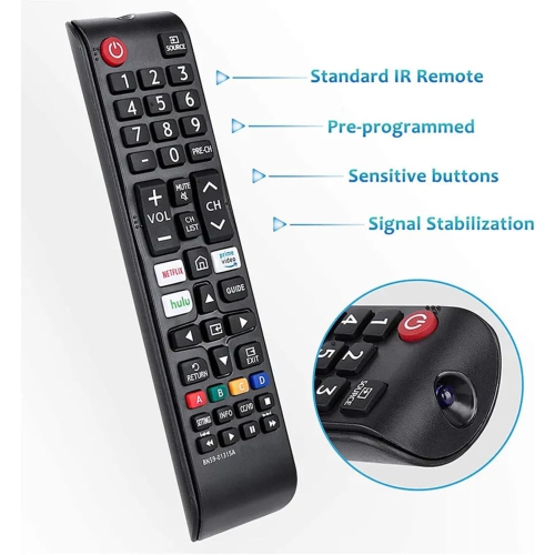 BN59-01315A BN59-01315D Remote Control Replacement for All Samsung LED QLED LCD 6/7/8/9 Series 4K UHD HDTV HDR Flat Curved Smart TV,N/NU/RU