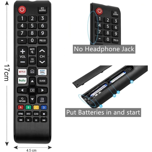 BN59-01315A BN59-01315D Remote Control Replacement for All Samsung LED QLED LCD 6/7/8/9 Series 4K UHD HDTV HDR Flat Curved Smart TV,N/NU/RU