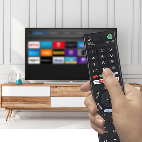 Universal Sony RMT-TX300E TV Remote Control Factory Original for Sony-TVs, for All Sony 4K UHD LED LCD HD Smart TVs with Netflix & YouTube Buttons