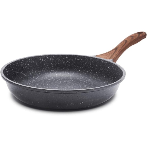 Sensarte Nonstick Frying Pan Skillet, Swiss Granite Coating Omelette Pan, Healthy Stone Cookware Chef's Pan, PFOA Free