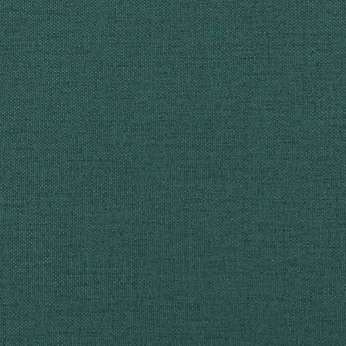 vidaXL 44” W Small Loveseat, Fabric Sofa, Modern 2 Seater Couch for Living Room, Dark Green