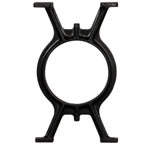VidaXL pattes de banc 2 pièces en fonte à cadre en O