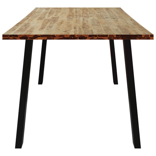 vidaXL Dining Table 150x90x75 cm Solid Wood Acacia