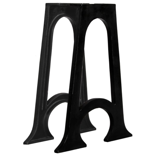 VIDAXL  Dining Table Legs 2 PCs With Arched Base A-Frame Cast Iron