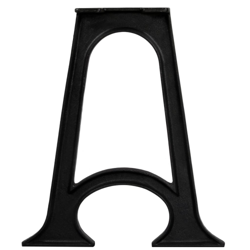 vidaXL Dining Table Legs 2 pcs with Arched Base A-Frame Cast Iron