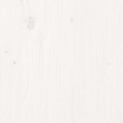 vidaXL Garden Chairs with Cushions 2 pcs White Solid Wood Pine