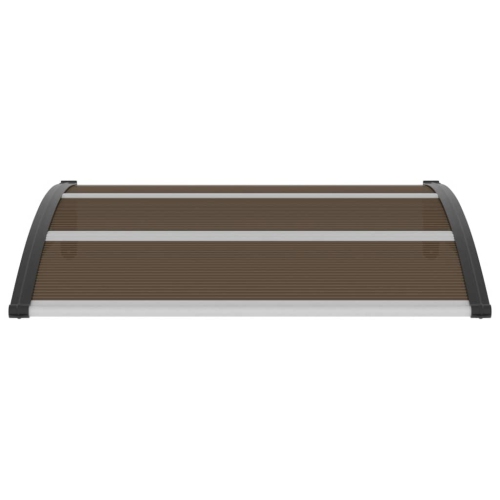 vidaXL Door Canopy Black 47.2"x39.4" PC