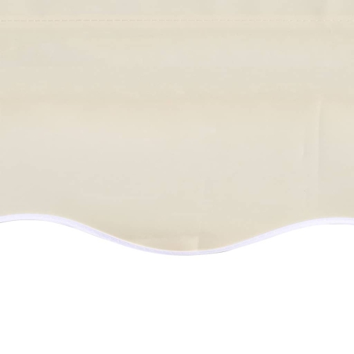 vidaXL Awning Top Sunshade Canvas Cream 4 x 3 m