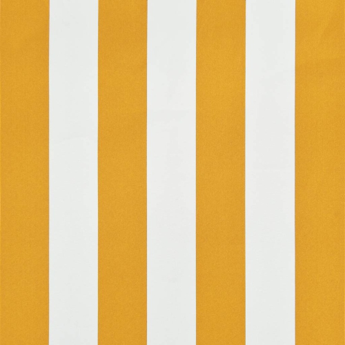 vidaXL Retractable Awning 300x150 cm Yellow and White