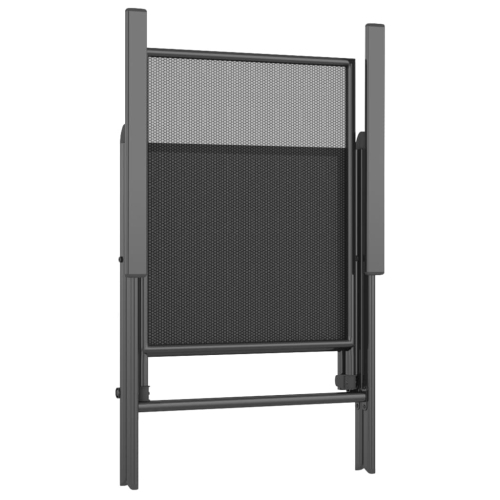 vidaXL 5 Piece Garden Dining Set Anthracite Steel