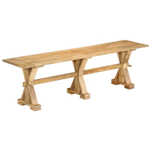 VIDAXL  Bench 160X35X45 Cm Solid Wood In Mango