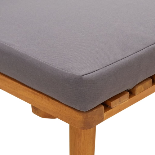 Lit de repos en bois d'acacia massif 65 cm de vidaXL