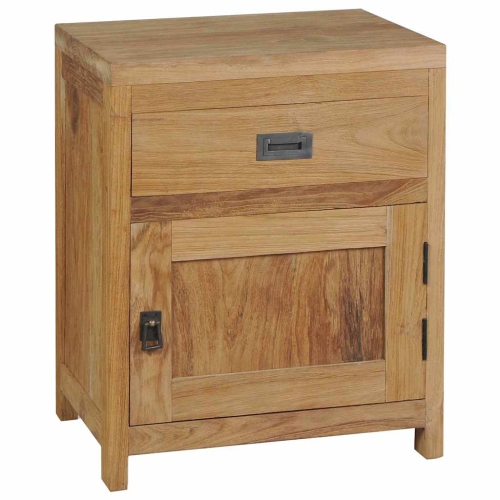 VIDAXL  Bedside Cabinet Solid Teak 40X30X50 Cm