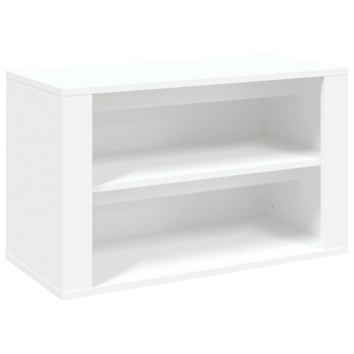 Support à chaussures de vidaXL, blanc, 75 x 35 x 35 po, bois d'ingénierie 45&nbsp;cm