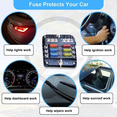 Ultimate 300Pcs Car Fuse Assortment Kit: 160 Mini Blade Fuses, 90 Standard Auto Fuses, 50 Micro Fuses + Puller - Ideal for Car, RV, Truck, Motorcycle