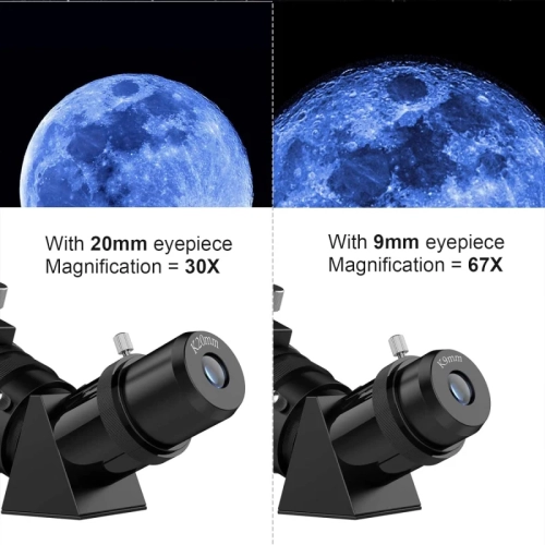Astronomy Telescopes for Adults: 80mm Aperture 600mm Refractor Telescope - Ideal for Kids & Beginners - Compact and Portable Travel Telescope with