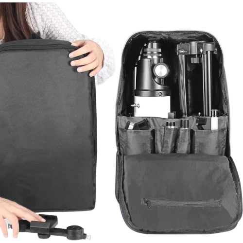 Astronomy Telescopes for Adults: 80mm Aperture 600mm Refractor Telescope - Ideal for Kids & Beginners - Compact and Portable Travel Telescope with