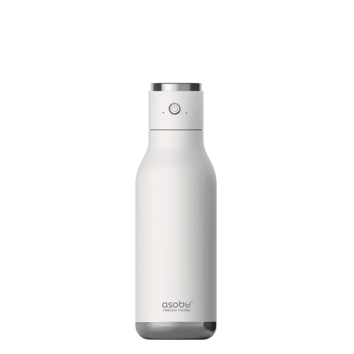 Bouteille d'eau isotherme sans fil à double paroi en acier inoxydable avec couvercle de haut-parleur de 17 oz d'Asobu&nbsp;