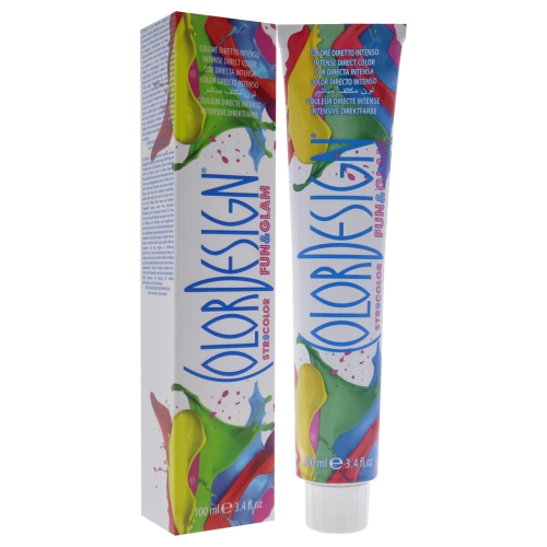 Fun and Glam Demi-Permanent Hair Color - Mystic Blue by ColorDesign for Unisex - 3.4 oz Hair Color