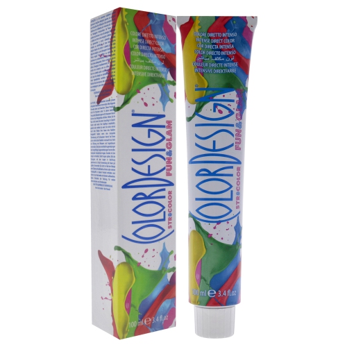 Fun and Glam Demi-Permanent Hair Color - Candy Pink by ColorDesign for Unisex - 3.4 oz Hair Color