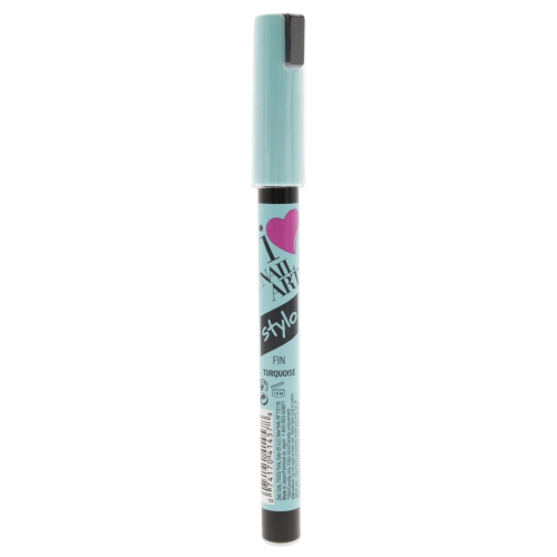 Image 1 de 2.. I Heart Nail Art Pen Fine - 450 Turquoise par Sally Hansen pour femme - 0,04&nbsp;oz Nail Pen