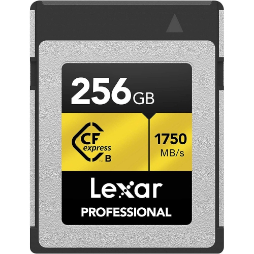 Lexar – Carte mémoire CFexpress de type B professionnelle, lecture jusqu’à 1750 Mo/s, capacité 256&nbsp;Go