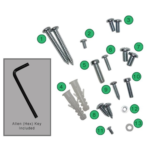 Boost Industries CWSM Universal Home Theater Speaker Brackets, Tilt, Swivel