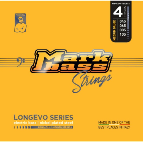 Markbass MB4LENS45105LS Longevo Nickel Plated Steel Nano-film Shielded Bass Strings Long Lived