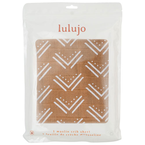 Lulujo Boho Fitted Sheet - Crib - Mudcloth