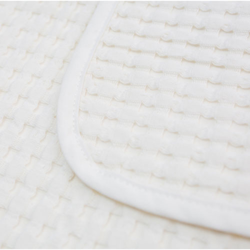 Lulujo Boho Waffle Blankets - Cream